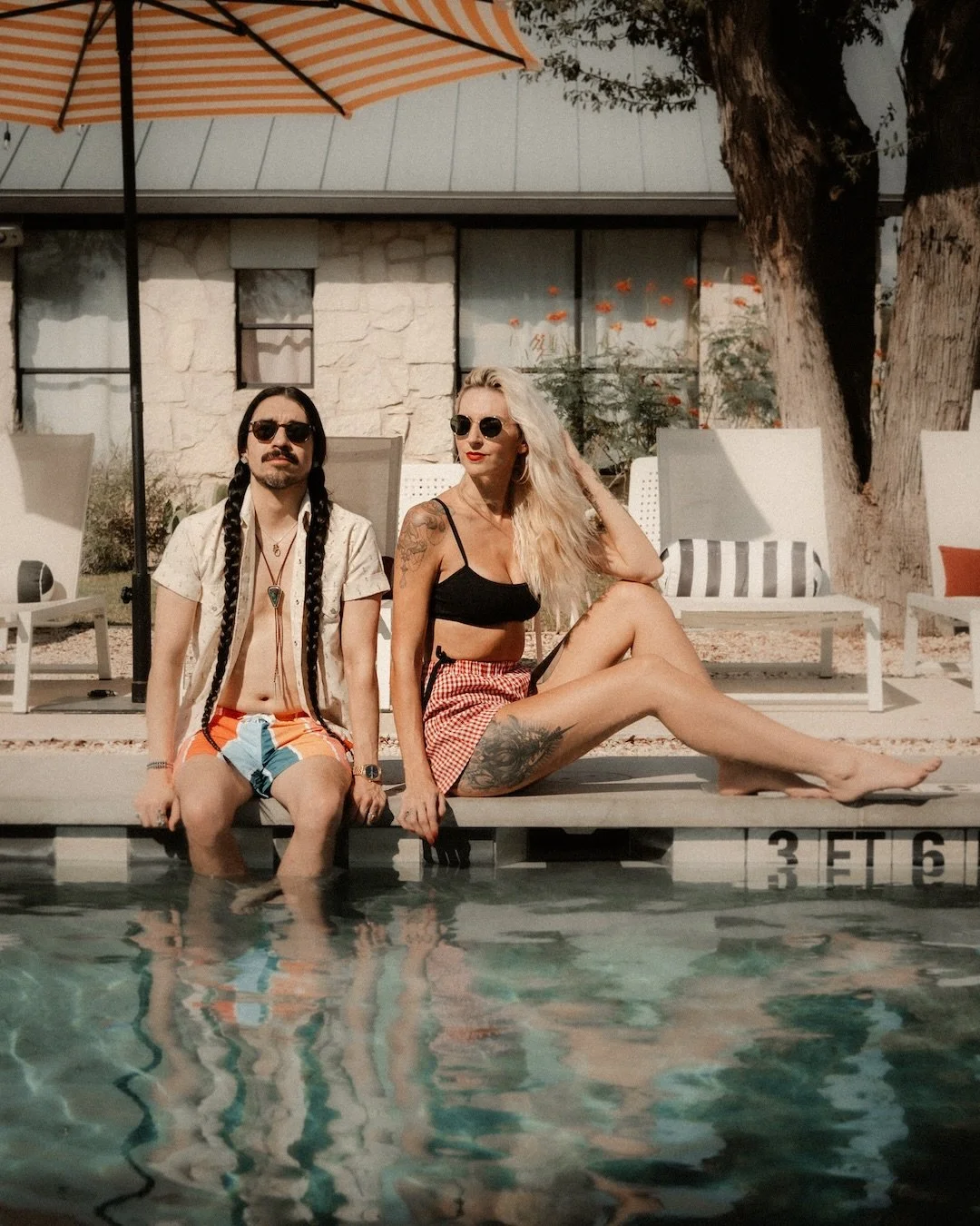 Cold and rainy today. 73 and sunny tomorrow. 😎☀️

Catch you at @rancho_moonrise! 

Cumbia pool party. Sat 5/2, 2 pm - 11 pm.

5 pm - Beginner cumbia lesson w/ @austintwostep 

6 - 8 pm - live music by @grupo_los_desechos 

Hot food, cold drinks, vin