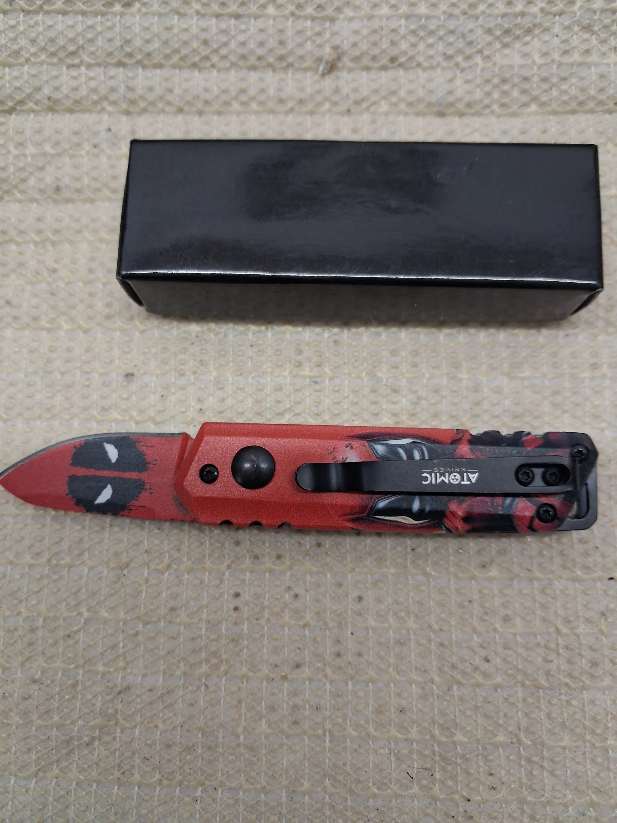 Atomic Series Automatic Graphic Folding Knife