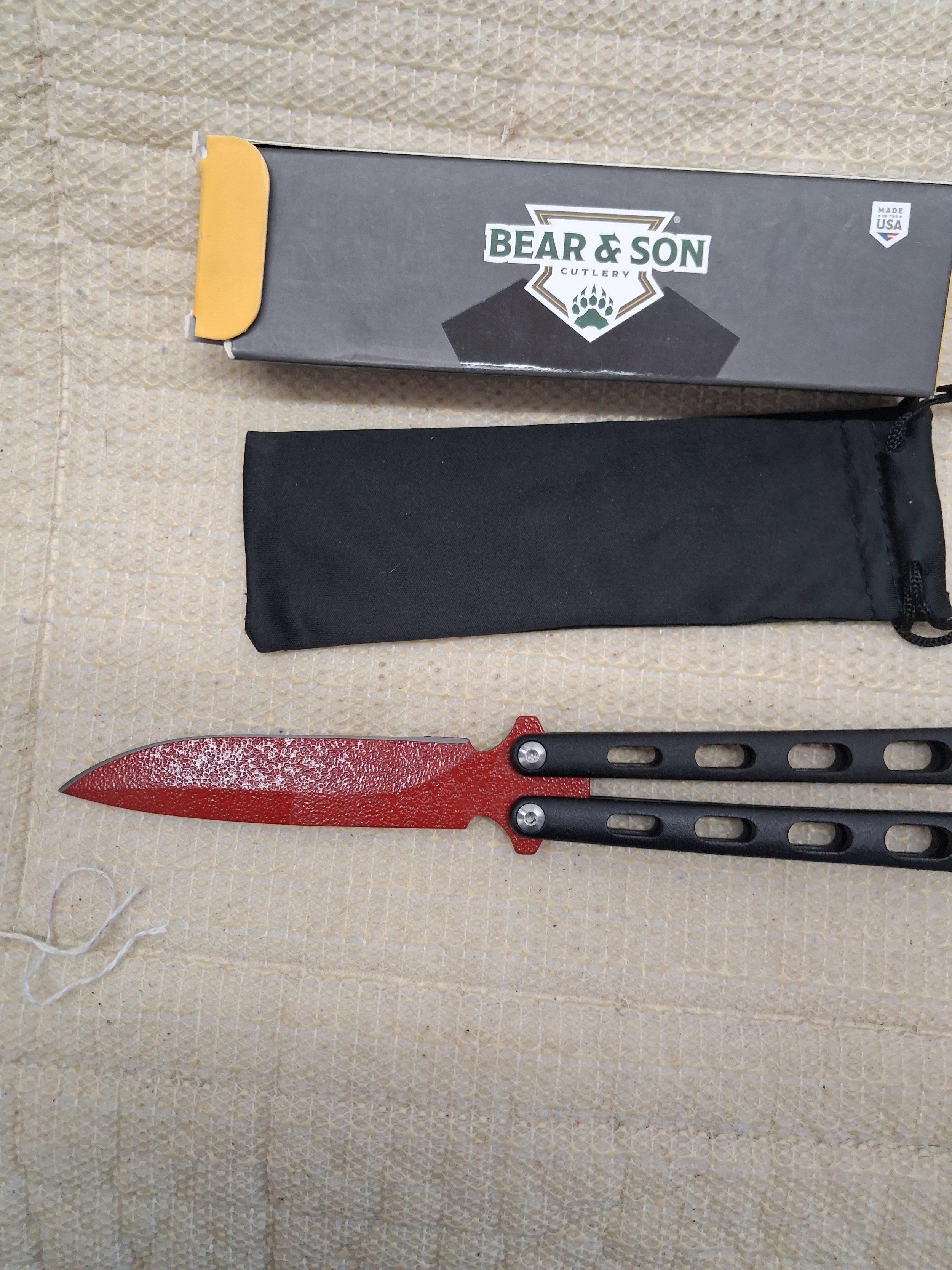 Bear & Son Folding Knife Black Widow