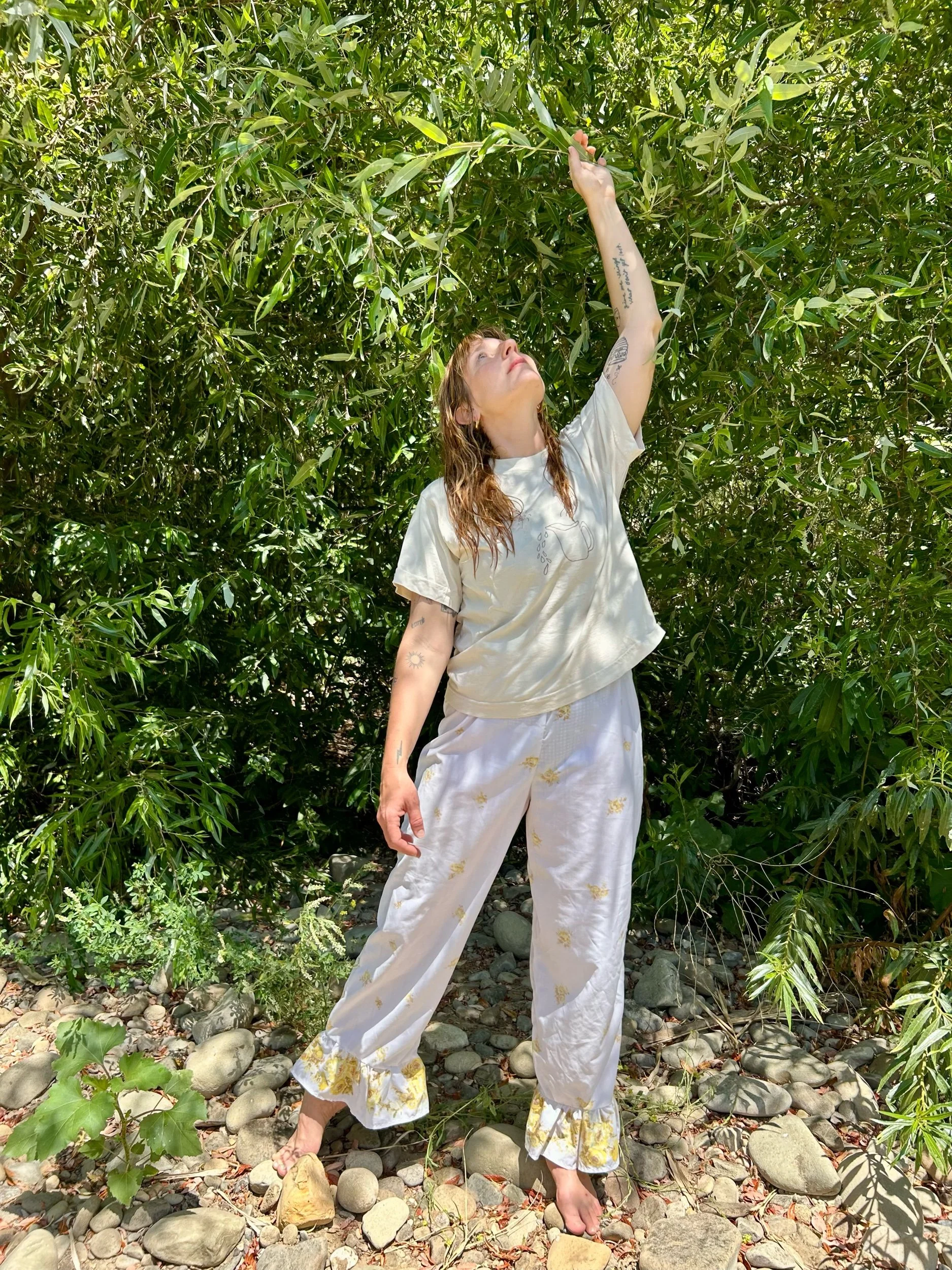 Golden Canyon Ruffle Pant