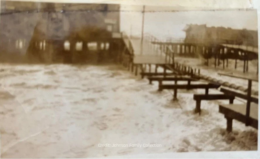 Ocean City, NJ - 1944 Hurricane - 4th & Boardwalk
