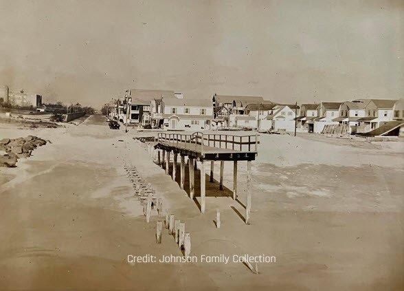 1944 5th and Boardwalk Looking West Towards High School