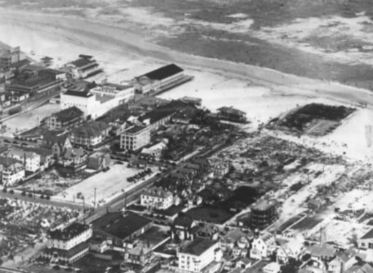 1927 Boardwalk Fire - Aerial View