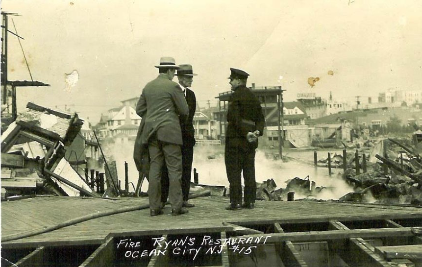 1927 Boardwalk Fire - Ryan's Restaurant