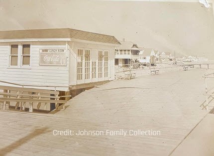 1944 1st and Boardwalk, Across From The First Aid Station