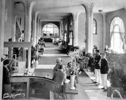 During the early days, the front desk was located on the 2nd floor at the top of the stairs