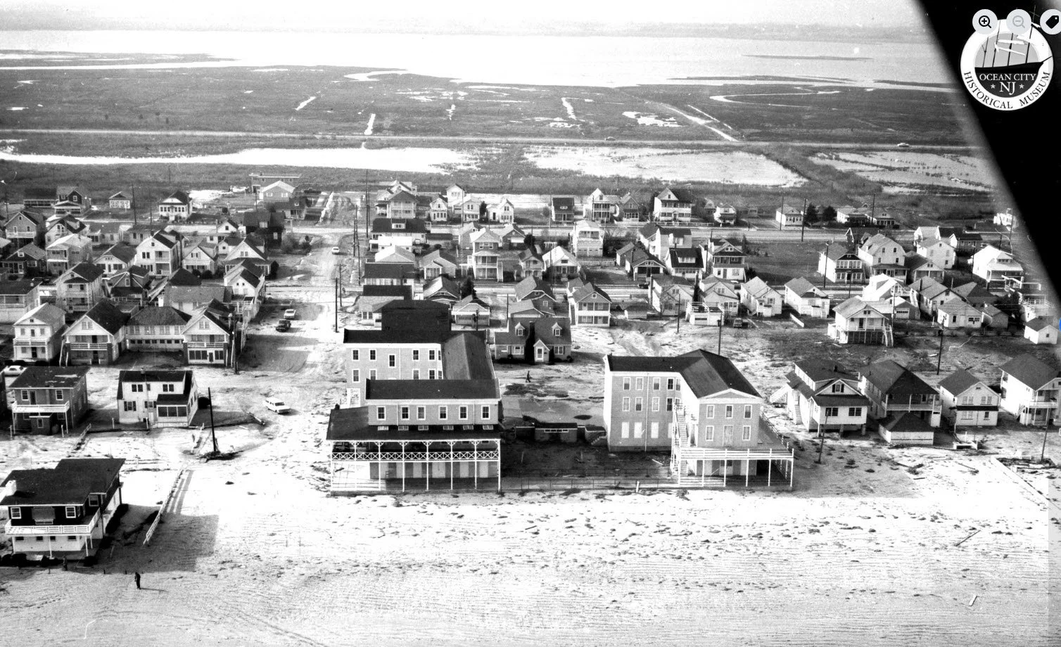 1962 Storm - Unknown Photographer.  31st Street. Image from Ocean City, NJ History & Memories Facebook Group