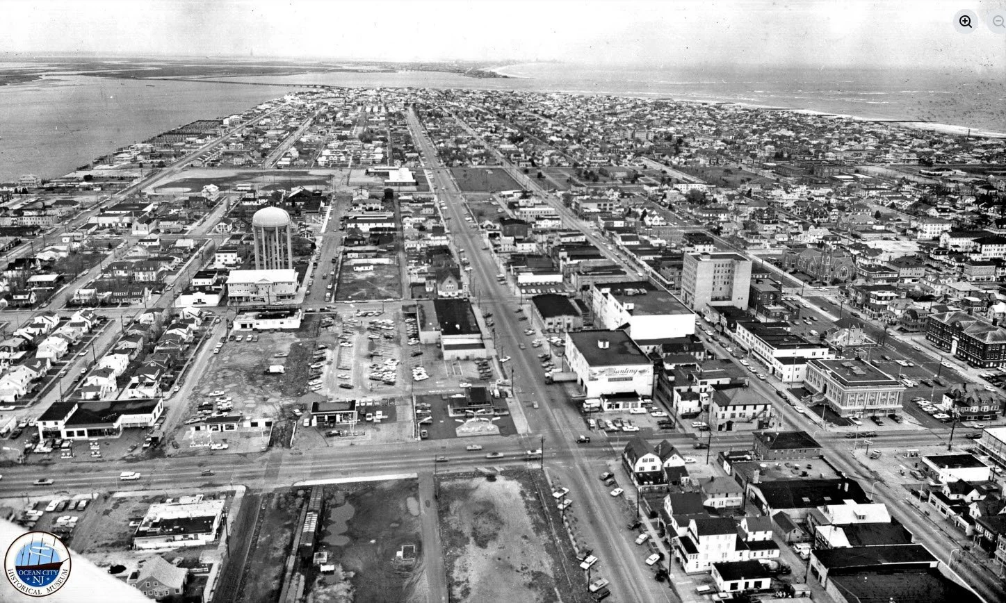 Image from Ocean City, NJ History & Memories Facebook Group - Over 10th Street viewing North.