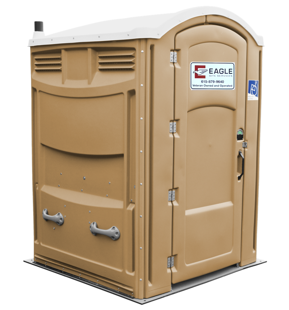 ADA portable toilet set up at an outdoor event near Franklin, TN