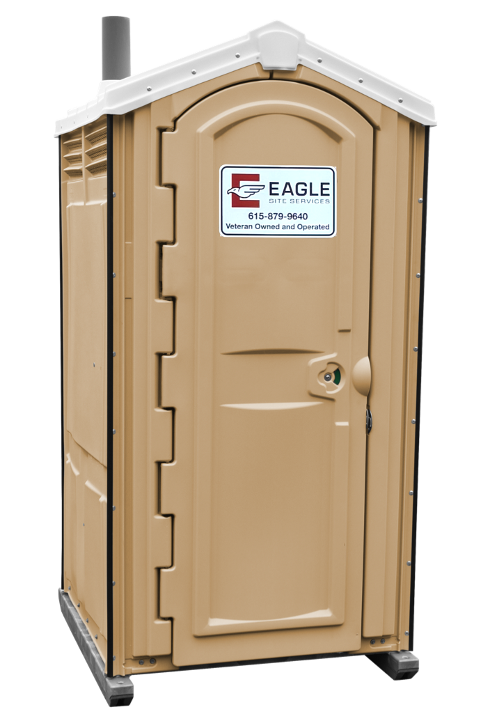 Portable toilet unit at outdoor event in Middle Tennessee