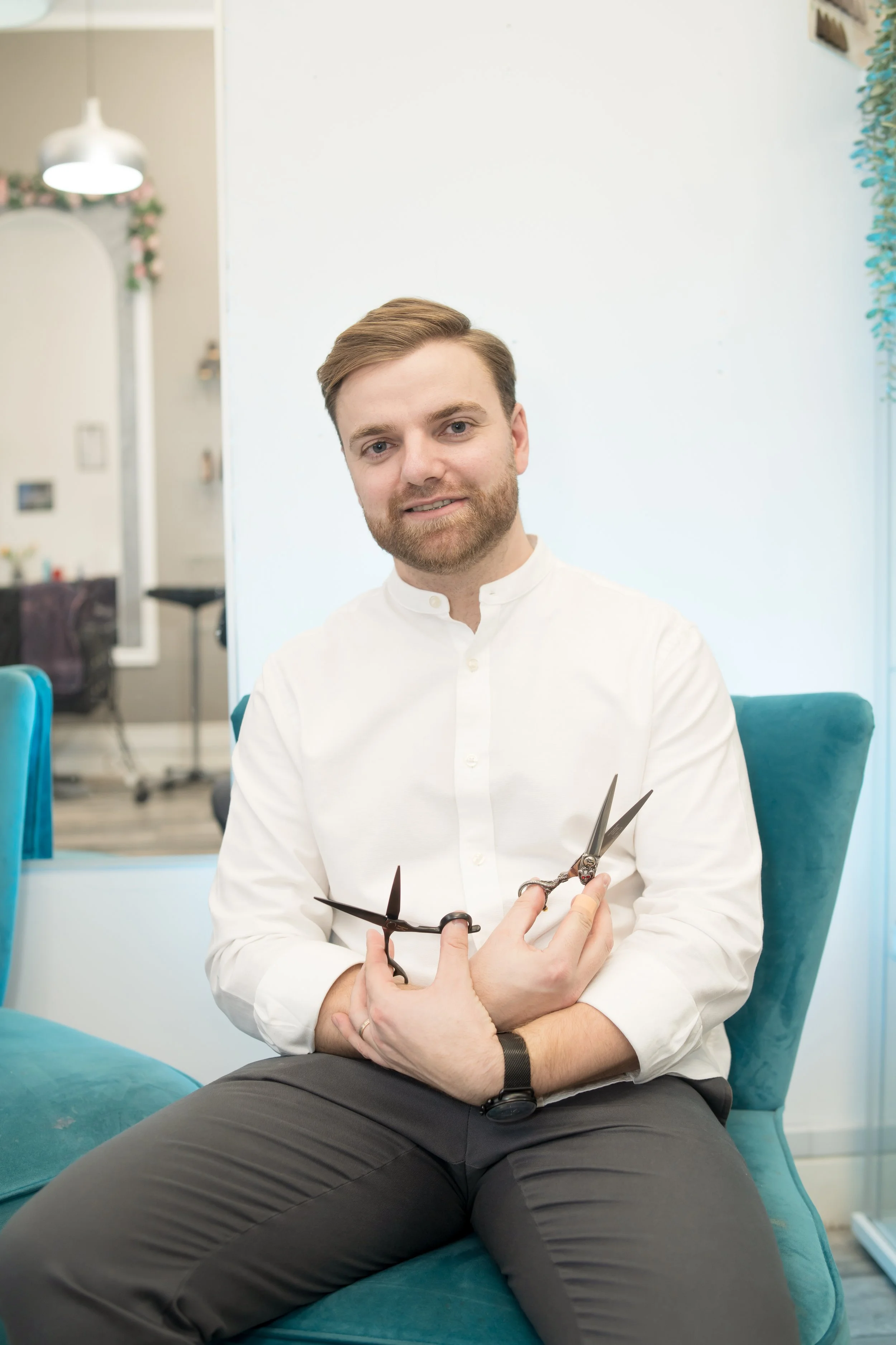 Cosmin Sandu, hair colour and balayage specialist at CS London HairShine in Mill Hill, London