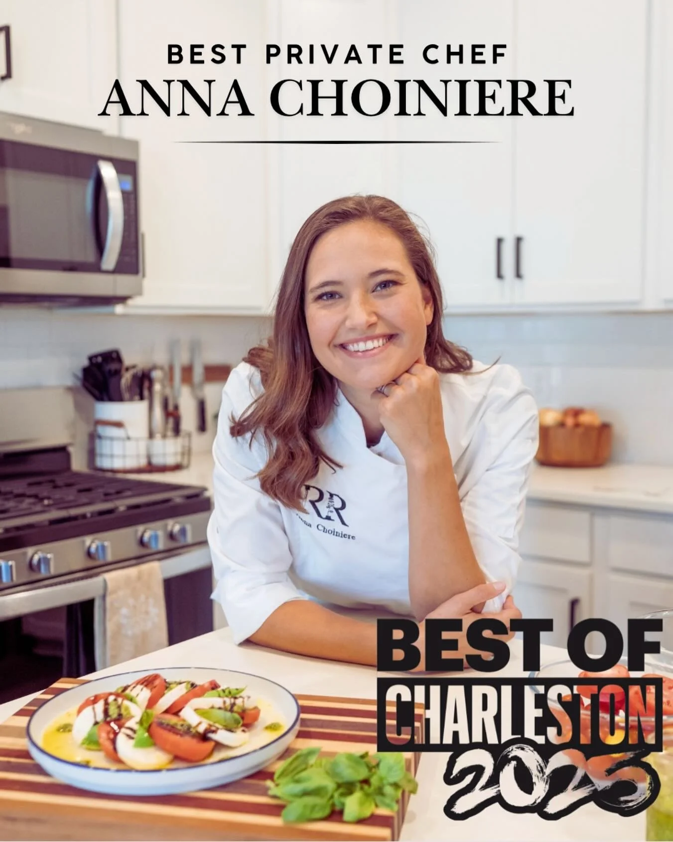 So happy to announce that I am a finalist for the @chascitypaper &lsquo;s Best of Charleston 2025 - Best Private Chef

It was an absolute honor to receive your nomination and would mean even MORE to me to receive your final vote! This job has been my