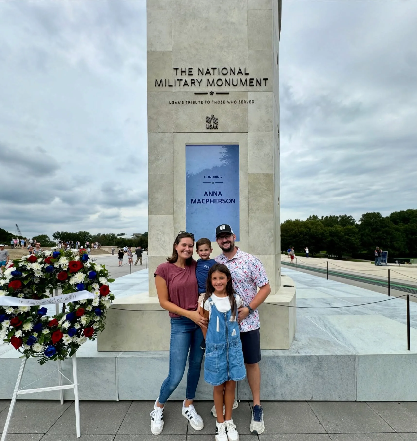 We drove all the way to Washington, D.C. for a moment I&rsquo;ll never forget. 🇺🇸

I joined the military because of the many people in my family who served before me. I always wanted to be the first girl to carry that legacy forward.

Today, I stoo