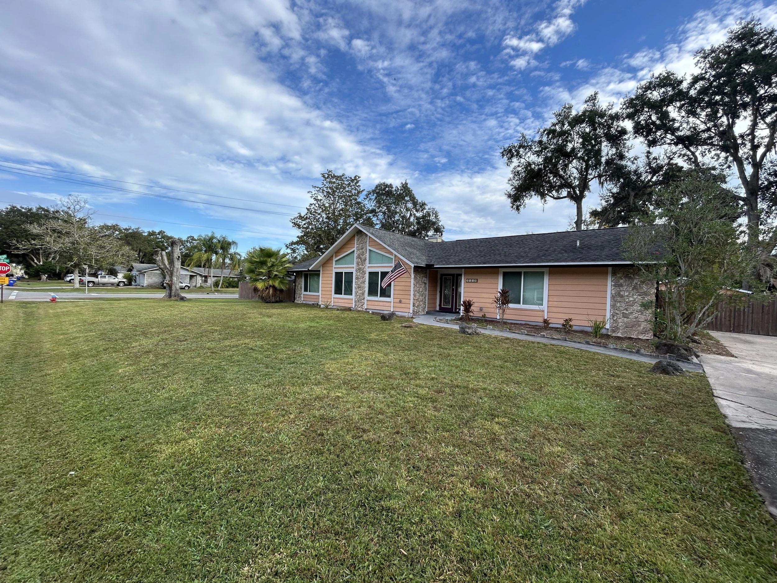 Before & during house painting