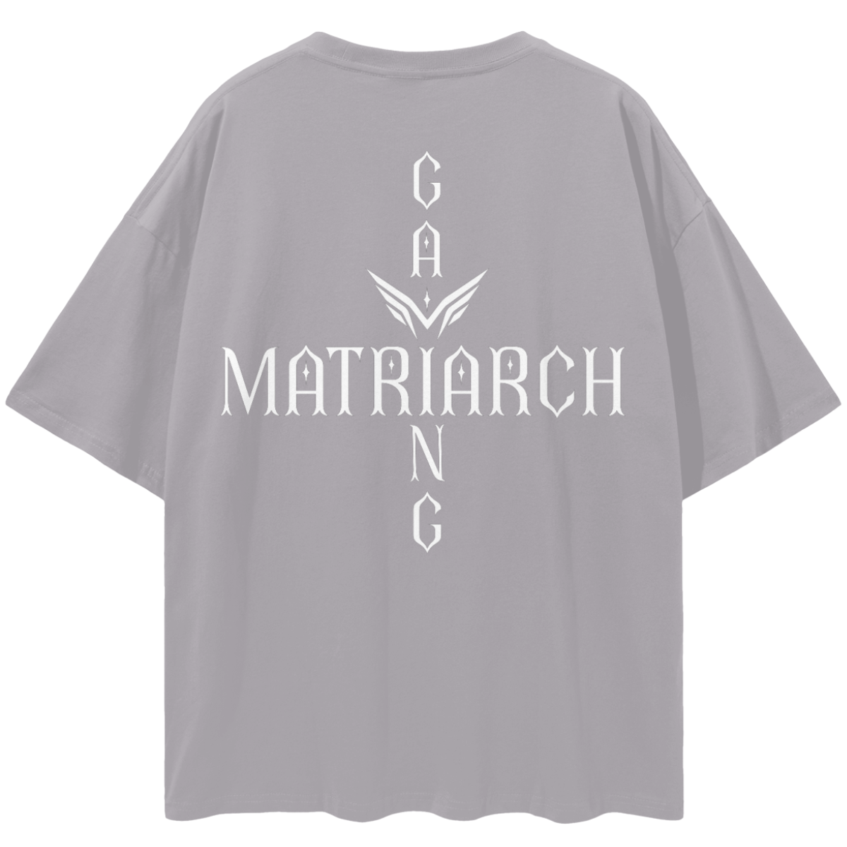 Matriarch Gray Criss-Cross Tee Back