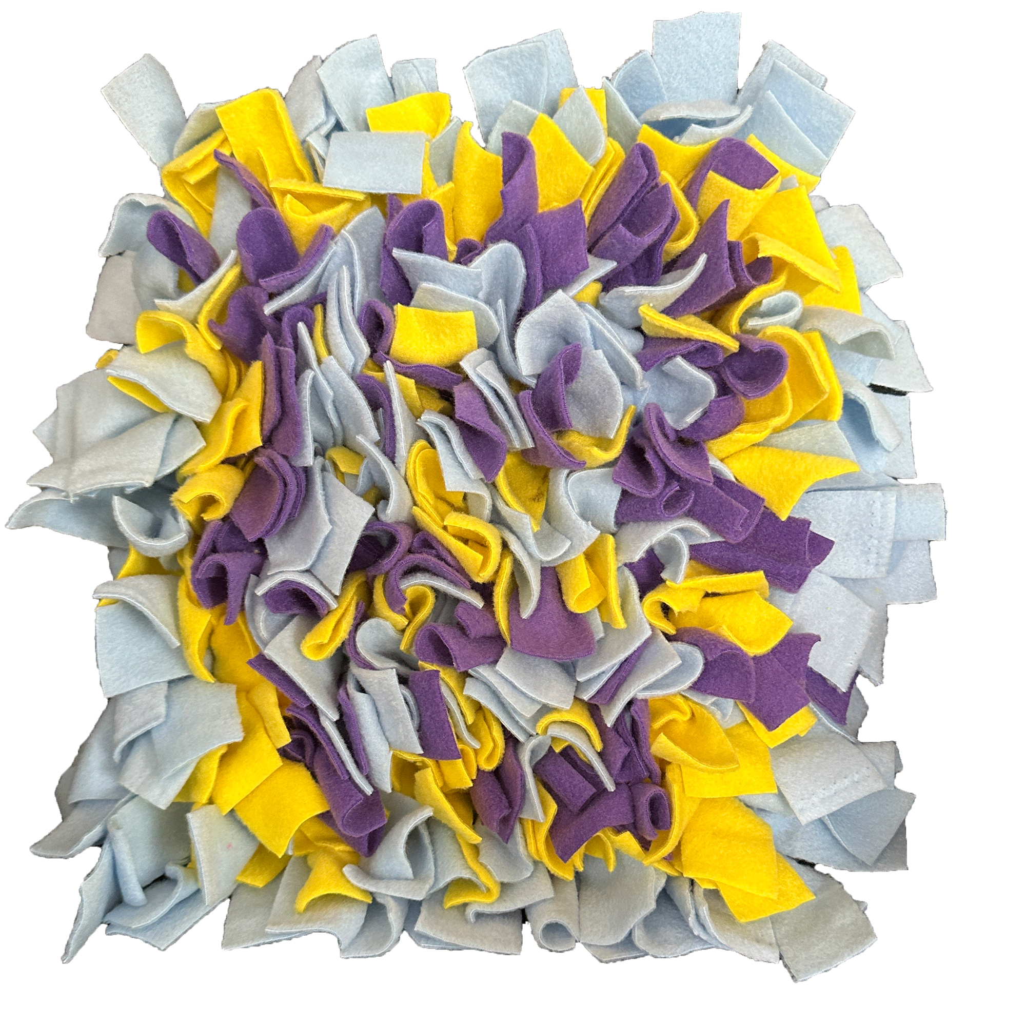 Snuffle Mat - Pastel Blue, Purple, Yellow