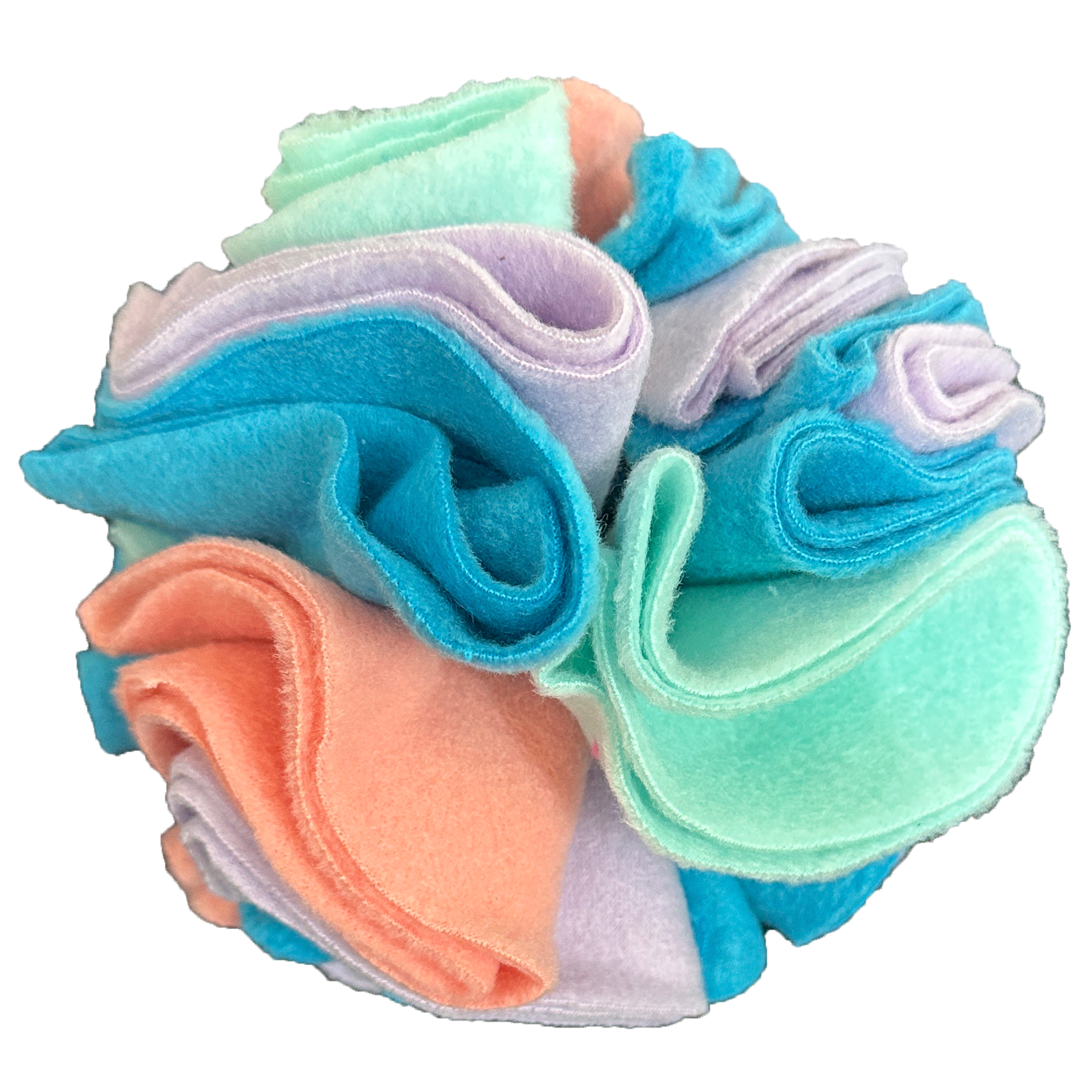 Snuffle Ball | Pastel Blue, Dark Blue, Coral, Purple