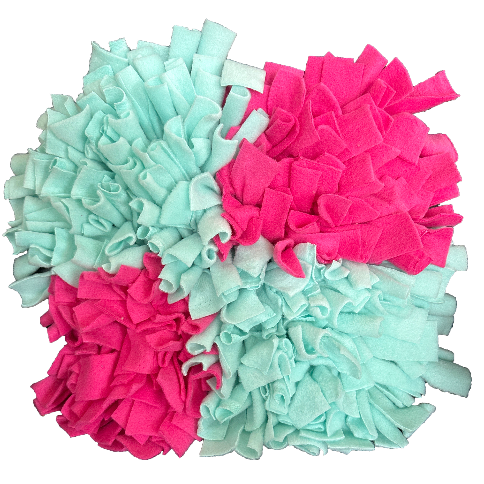 Snuffle Mat - Neon Pink, Baby Blue