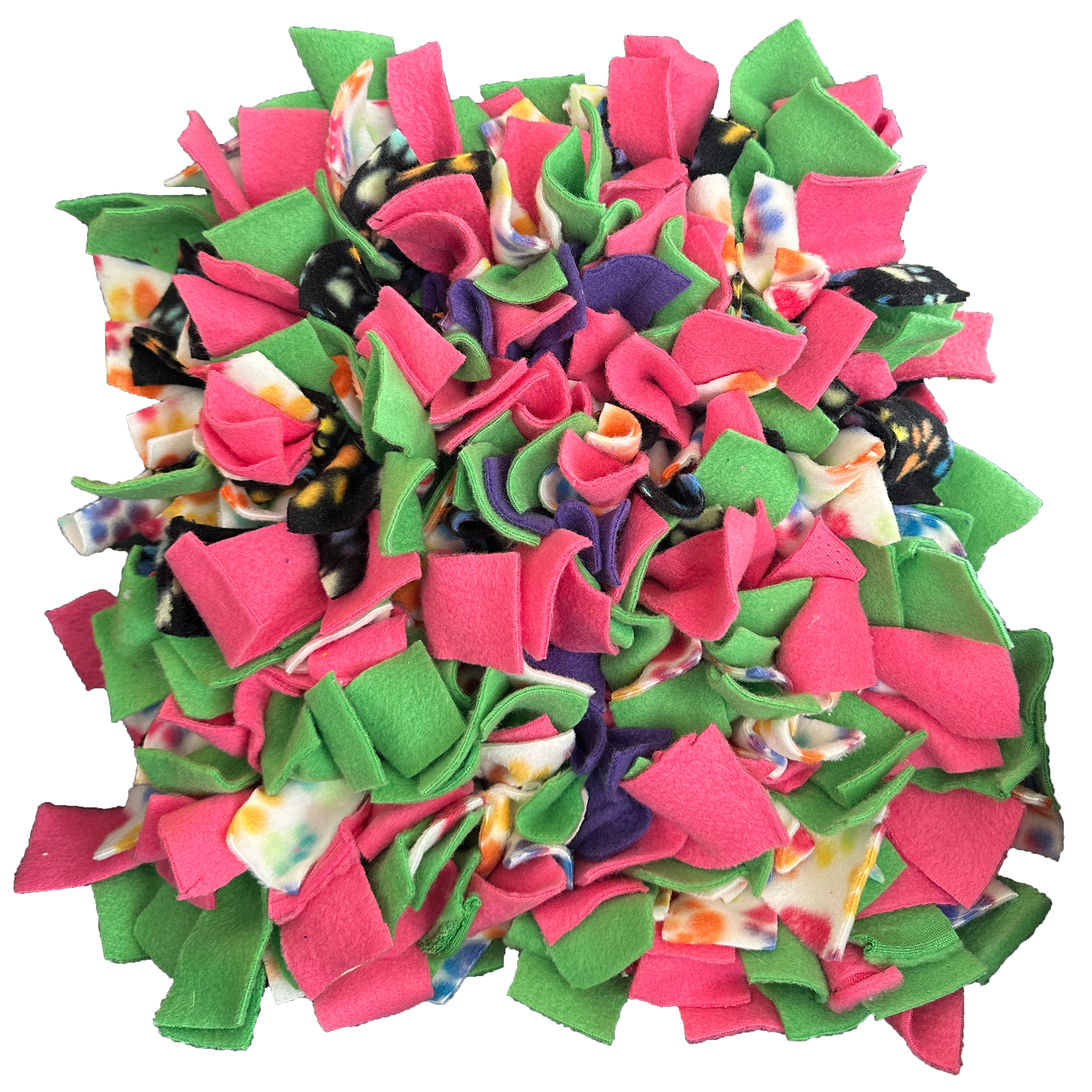 Snuffle Mat - Neon Green, Neon Pink, Purple, Rainbow Pawprint