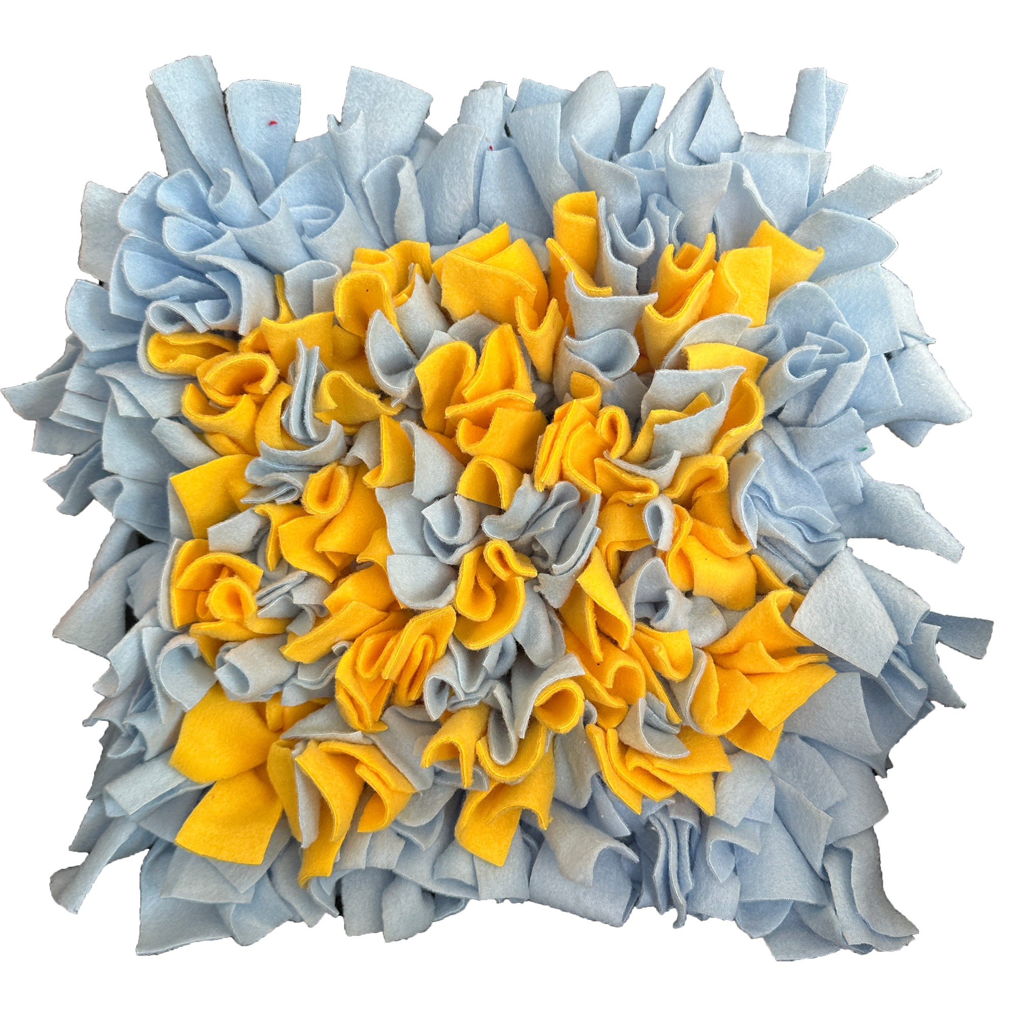 Snuffle Mat -Baby Blue, Bright Yellow