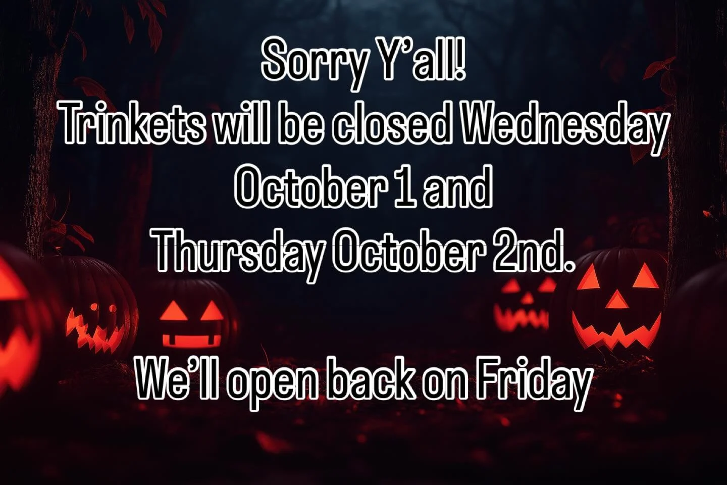 See you on Friday!