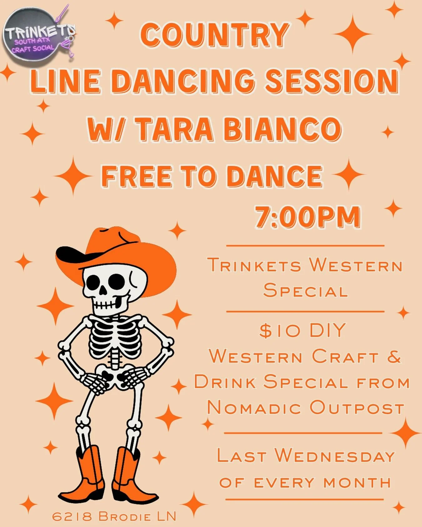 Don&rsquo;t forget to mark your calendars for Wednesday May 27! Line dance with @tarabianco  And crafts! #do512 #linedancing #thingstodoatx #atx
