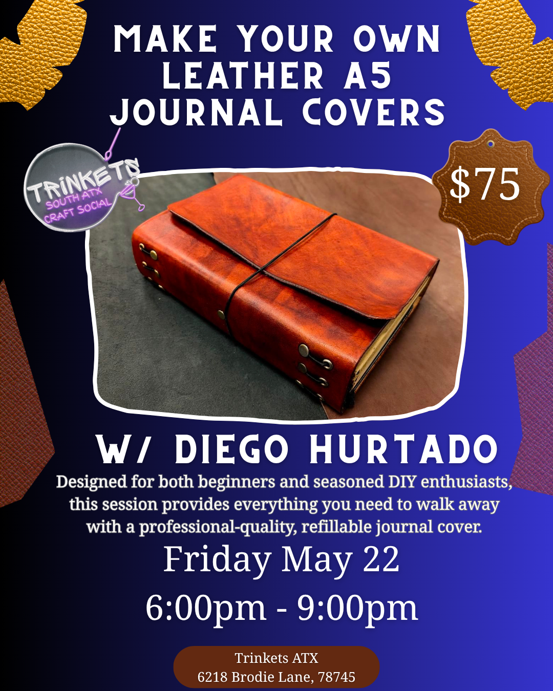 Diego May Leather A5 Fillable Journal Making Session.png