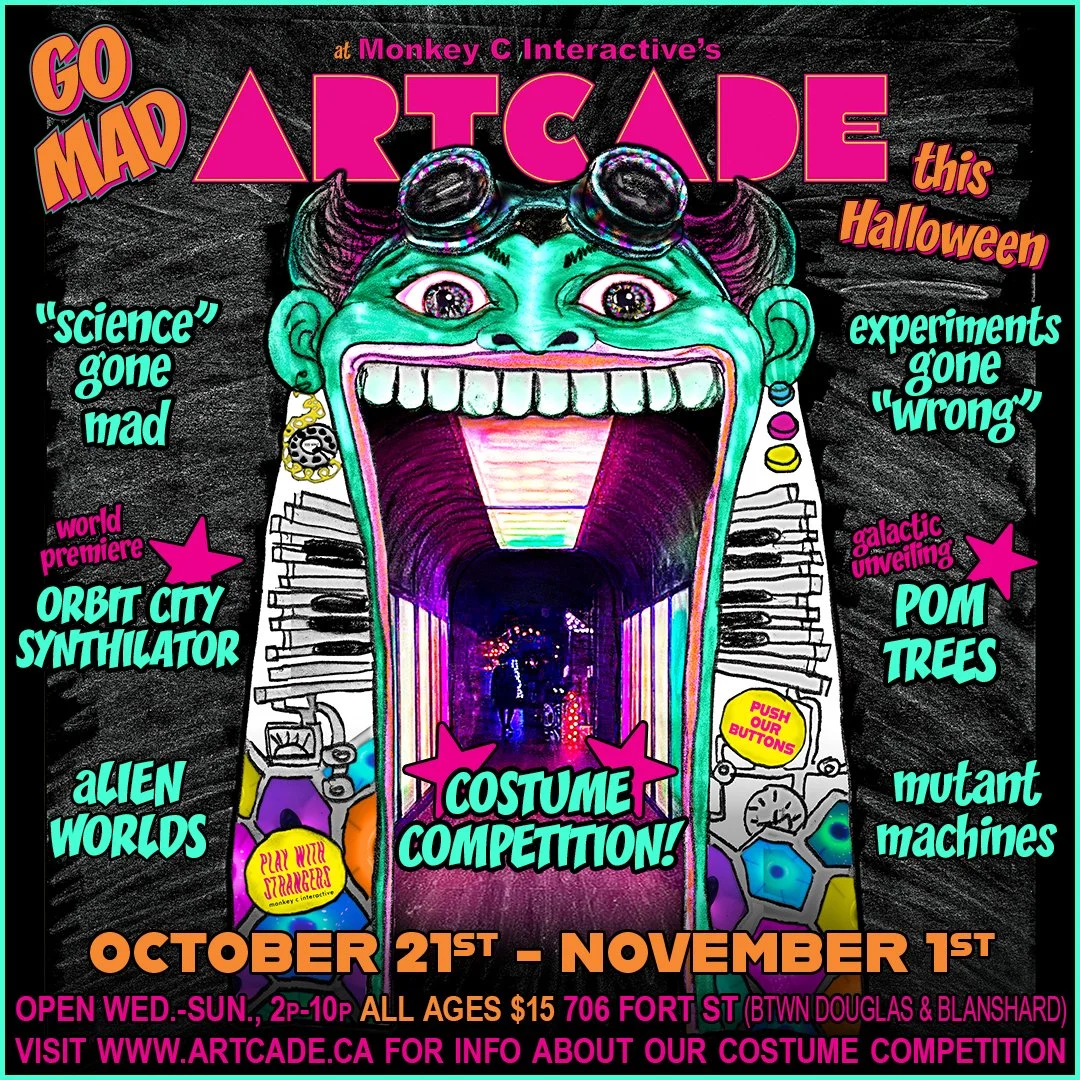 GO MAD at the ARTCADE this Halloween!