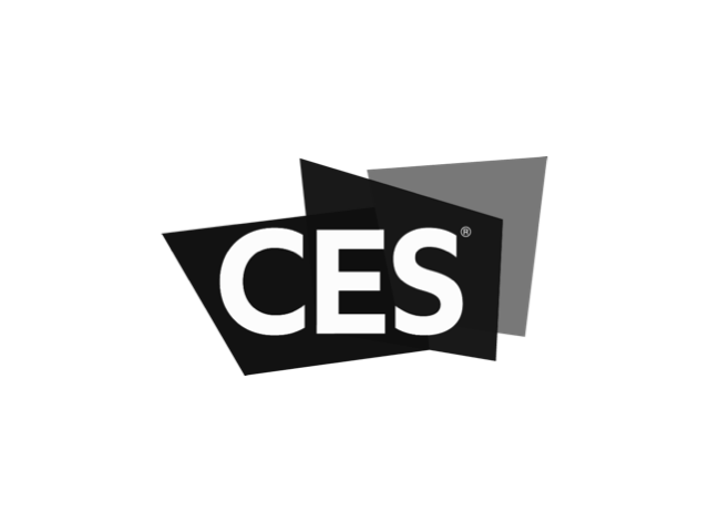 CES logo with overlapping black and gray geometric shapes.