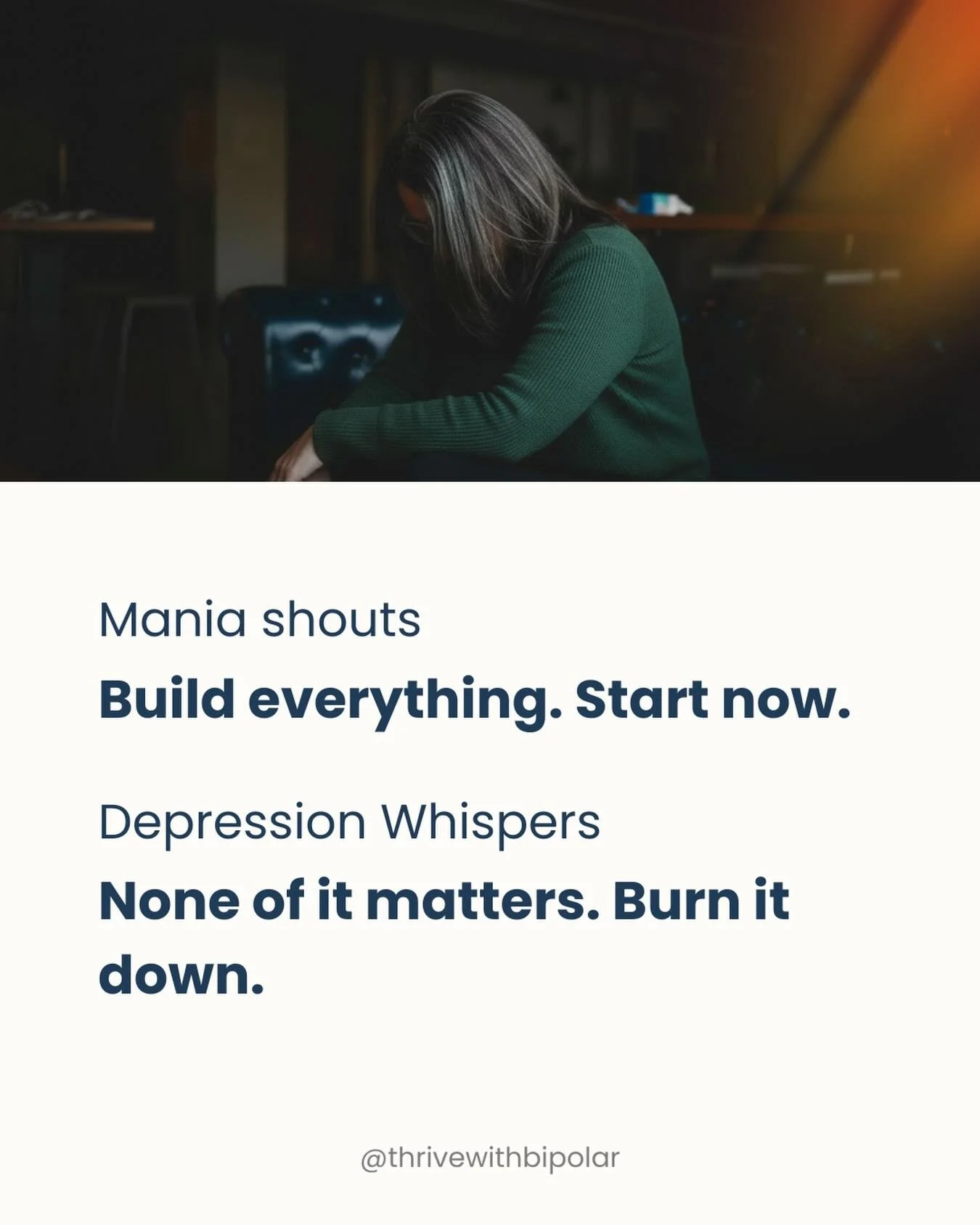 About a year before I was diagnosed with bipolar, I stopped being a solo freelancer and decided to build an agency. I had big ideas and endless energy. I worked constantly and hired people. Then everything collapsed.

I didn&rsquo;t know it at the ti