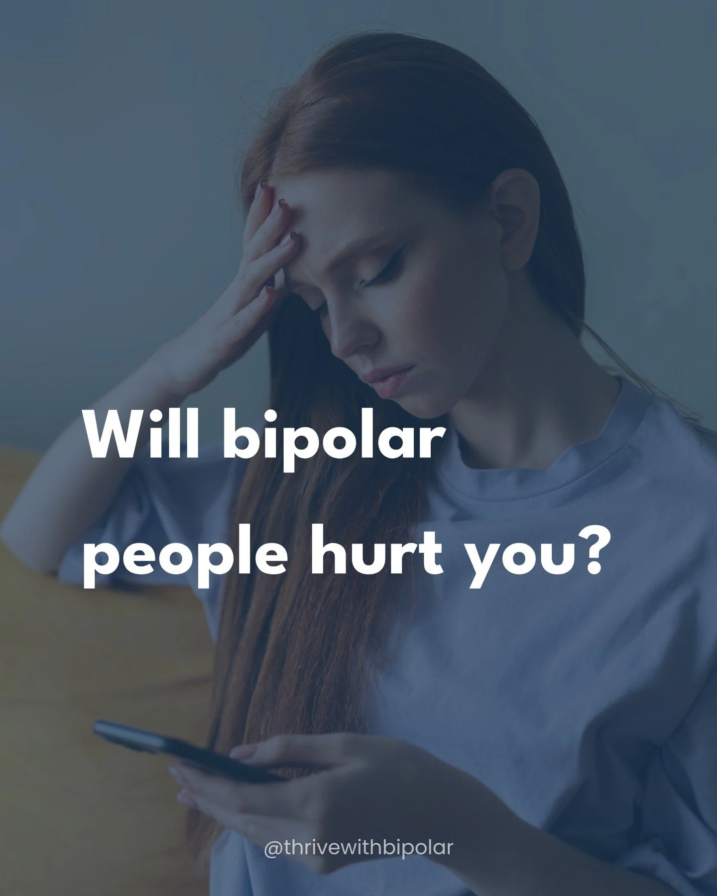 &ldquo;Will bipolar people hurt you?&rdquo;

This is one of the most common questions people ask Google about bipolar disorder. 
I know this because part of my job is researching what people actually search for online.

The reality is that most peopl