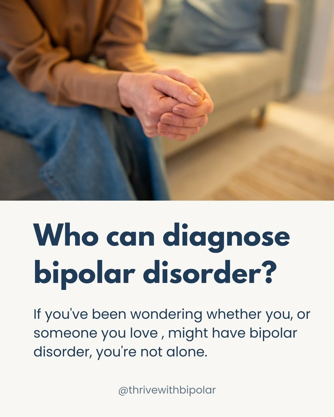 If you&rsquo;ve ever wondered who can actually diagnose bipolar disorder, this is for you.

A lot of people don&rsquo;t realize how the process works or where to start. Hope this helps clear it up. 

#mentalhealthmatters #bipolarsupport #mentalhealth