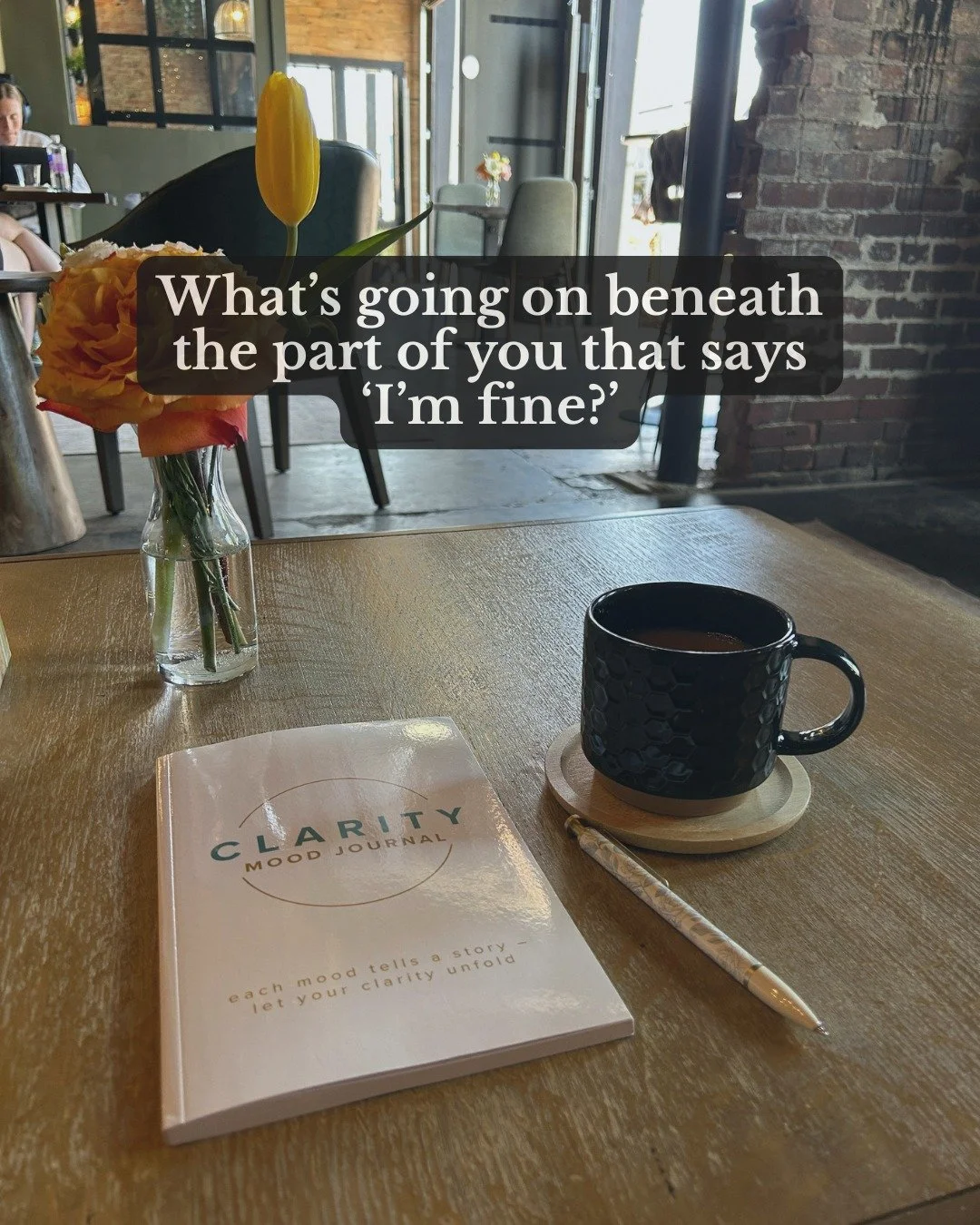 What if the most important conversation you have today isn&rsquo;t with your partner, friend, or your to‑do list, but with the part of you that actually knows what&rsquo;s going on beneath the surface? 

That's what mood tracking is all about. And wh