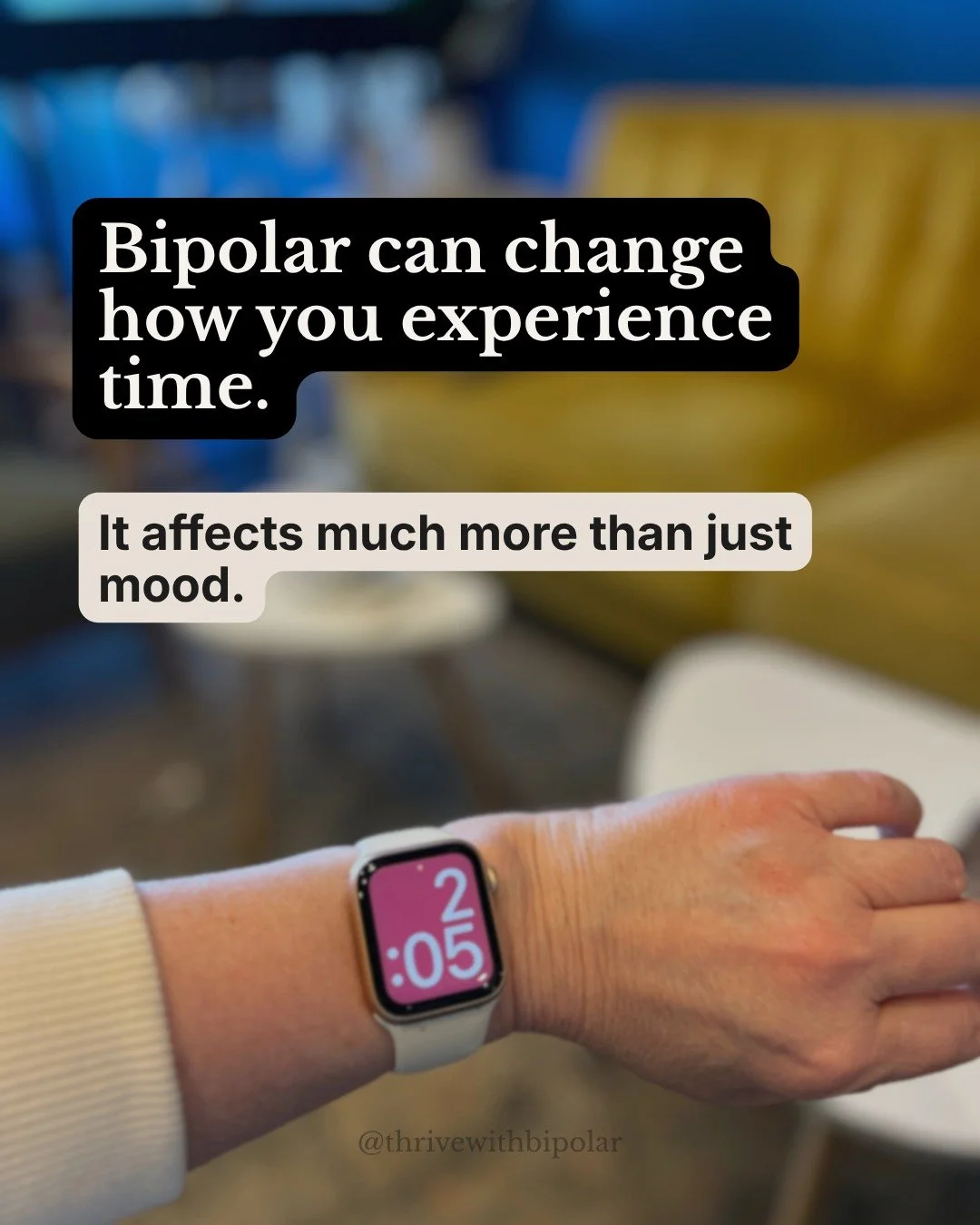 Do you ever feel like time feels distorted during mood episodes? Like it's slowed down or sped up? If time feels wrong during an episode, there&rsquo;s a neurological reason for that. 

During hypomania or mania, the brain&rsquo;s dopamine shifts. So
