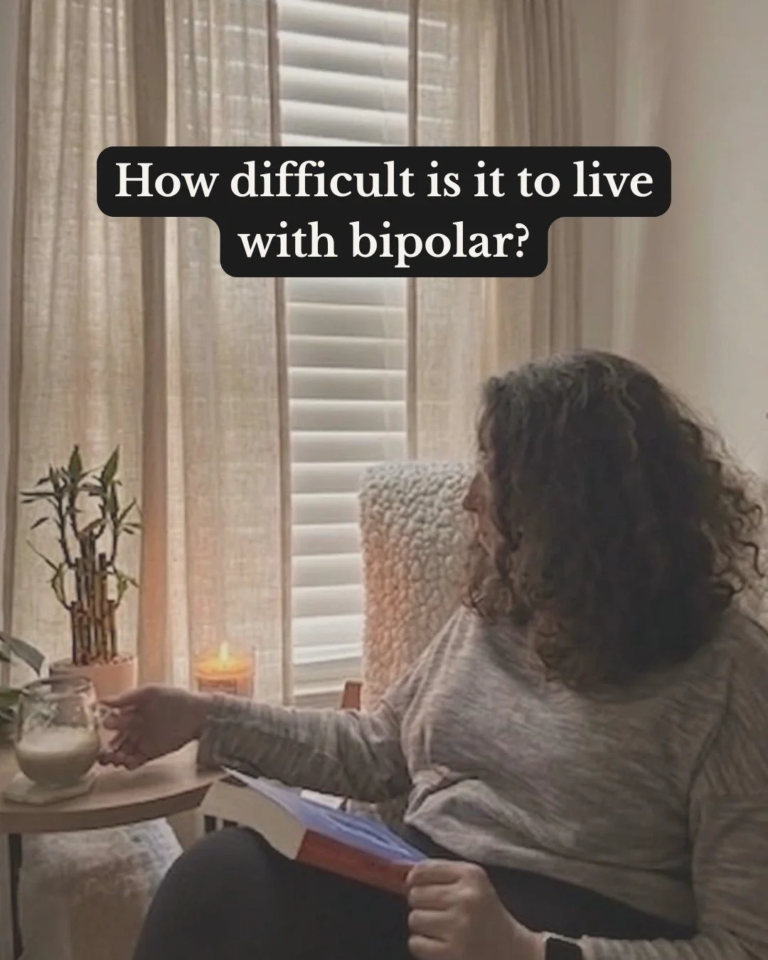 How hard is it to live with bipolar disorder?

That's a difficult question to answer because bipolar disorder looks different for everyone.

For me, the hardest parts weren't always the symptoms themselves. It was the things that came with them.

🔹R