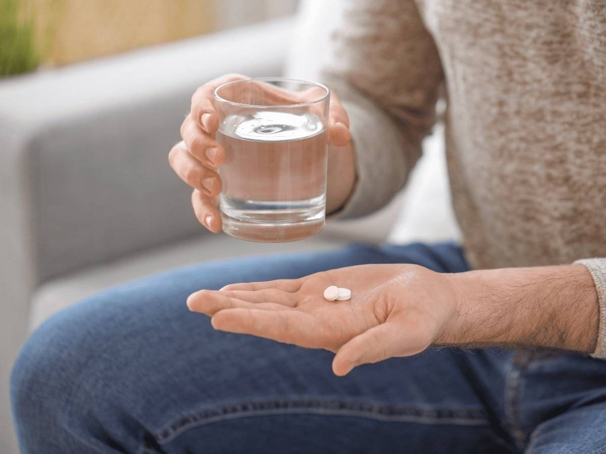 Man taking bipolar medication