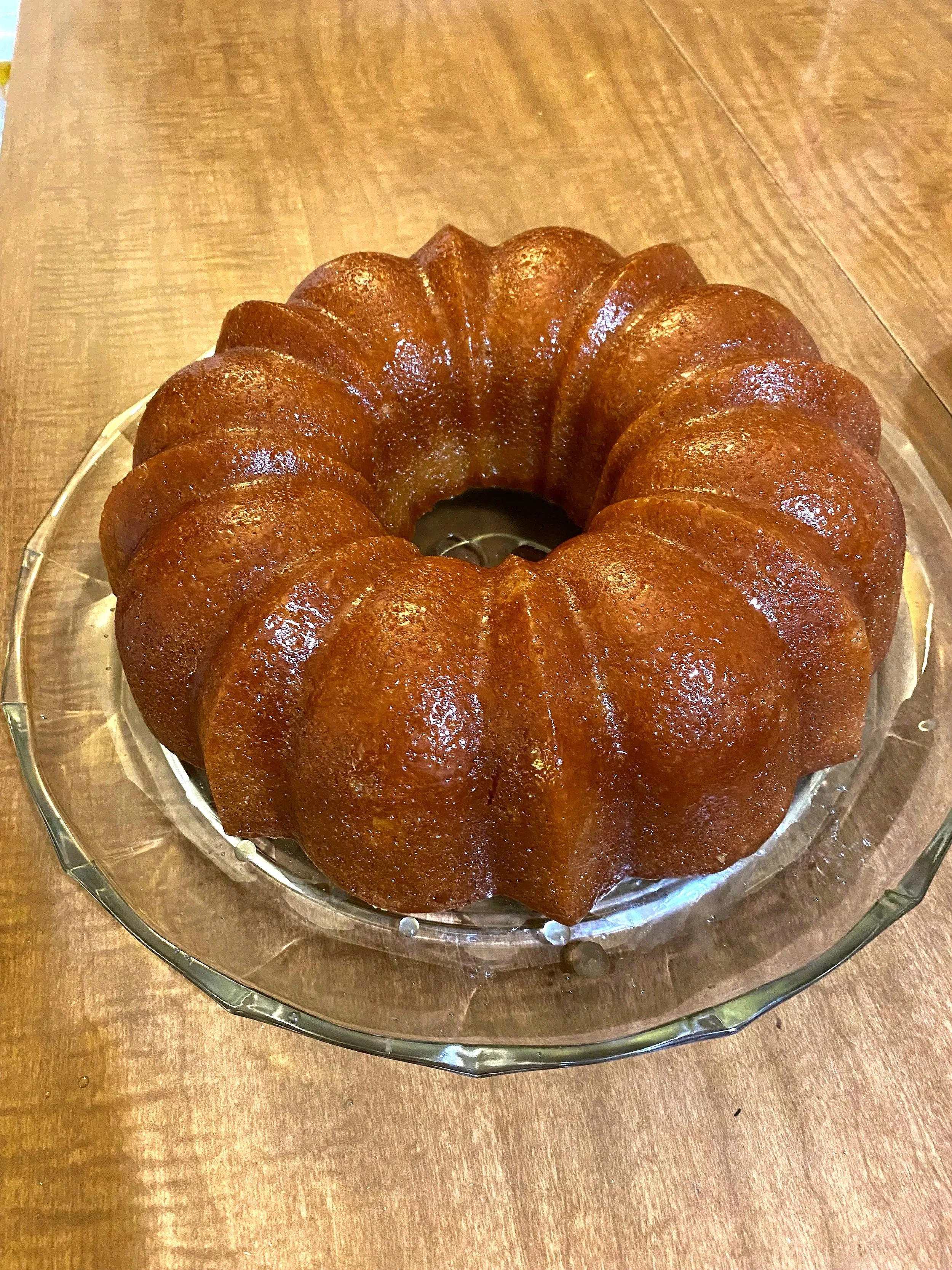 Glazed Jamaican Rum Cake