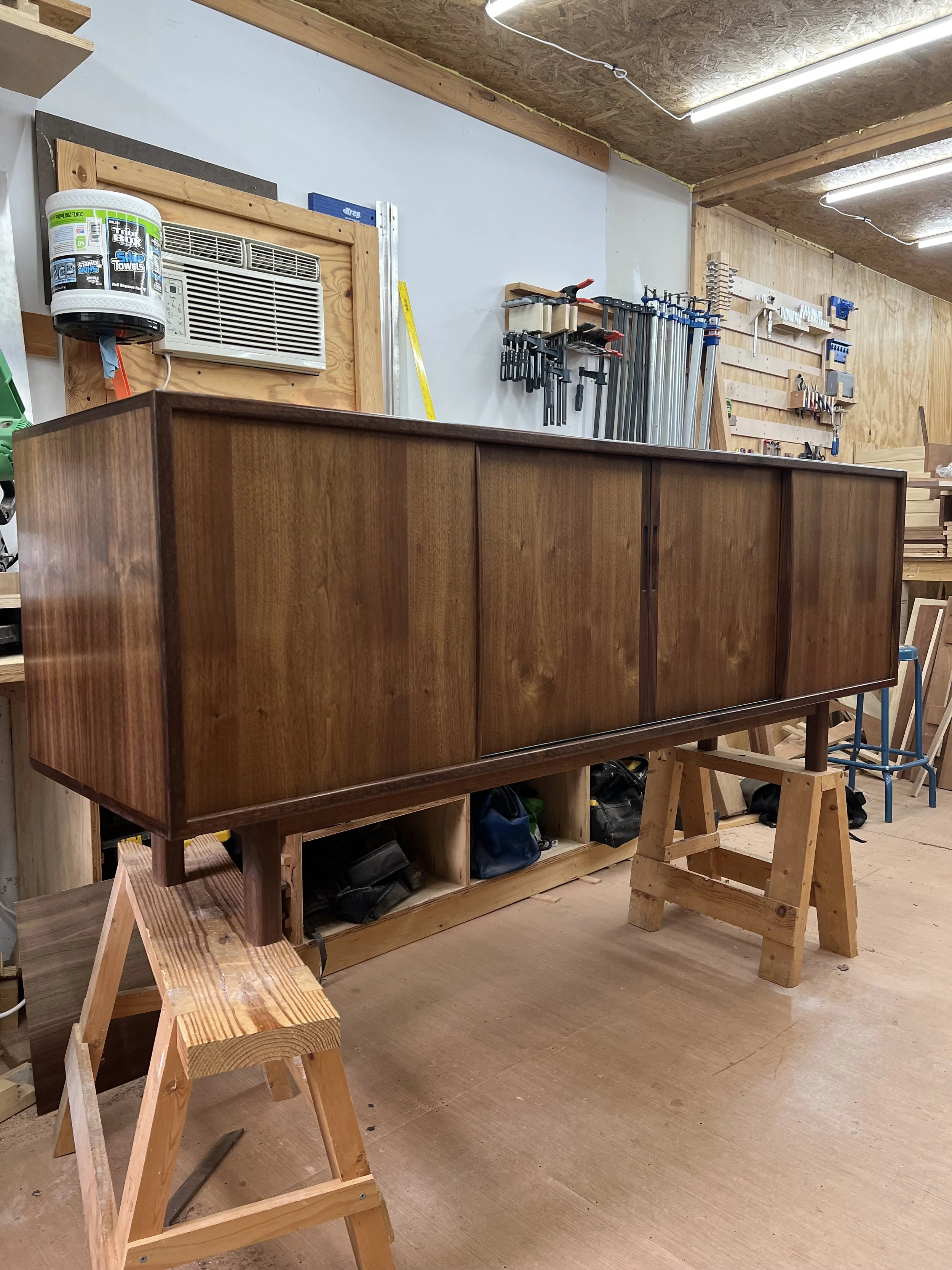 MCM Walnut Sideboard