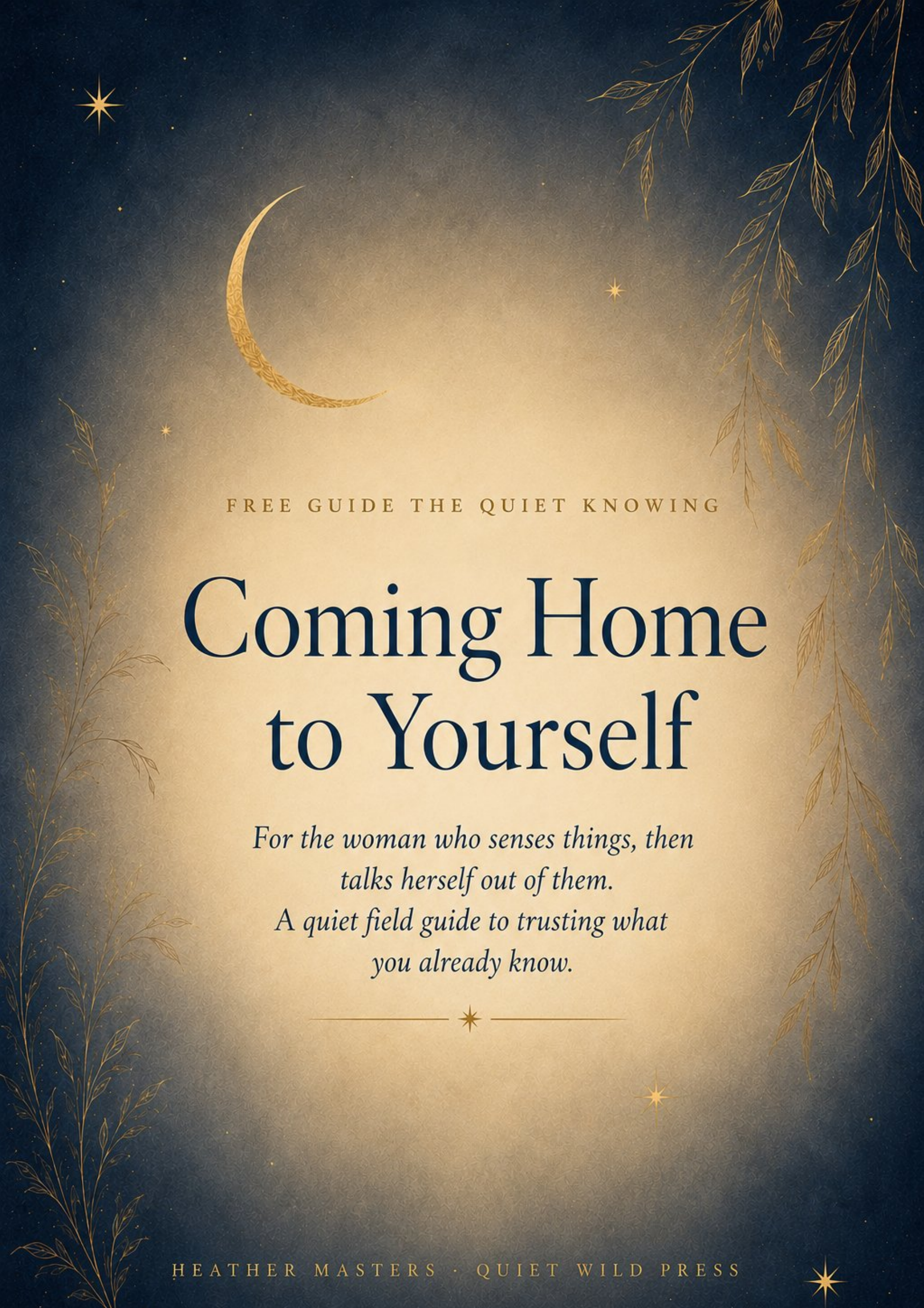 Cover title for Coming Home to Yourself