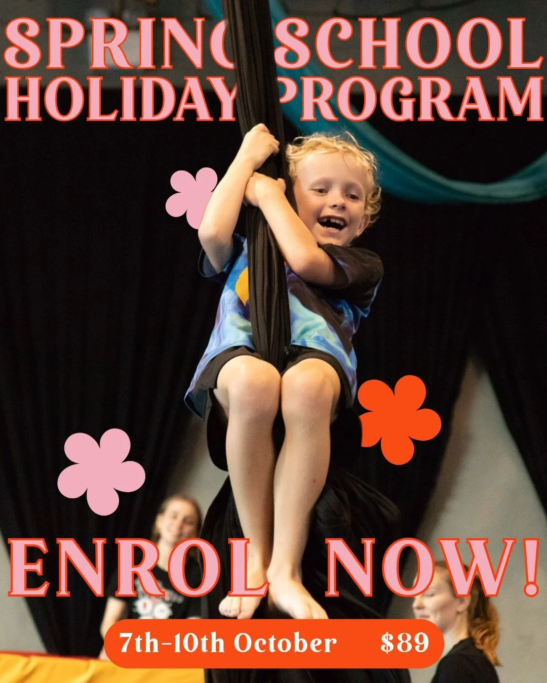 🎪 Our Spring School Holiday Program is officially OPEN! 🌼🎉

From October 7&ndash;10, your adventurous, imaginative kids are invited to Circus Monoxide for a week of high-flying, fast-moving circus fun! From trapeze and tumbling to tight-wire and j