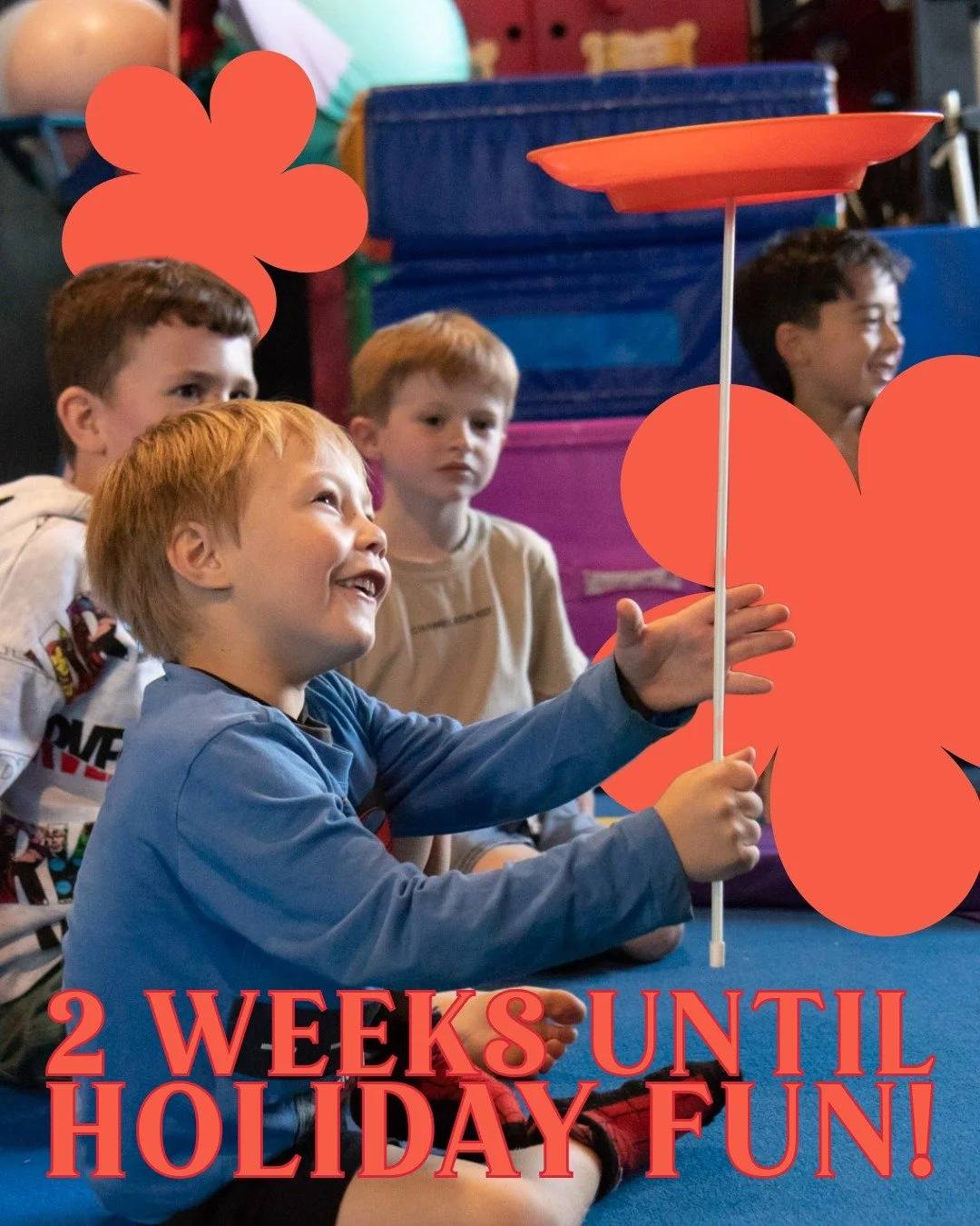 🎪 2 WEEKS TO GO! 🎪
The countdown is officially on for our School Holiday Program at Circus Monoxide, and we can&rsquo;t wait to welcome everyone into the circus!

🗓 5&ndash;23 January, 9am-4pm!
🤹&zwj;♀️ A full day packed with circus fun, skill-bu