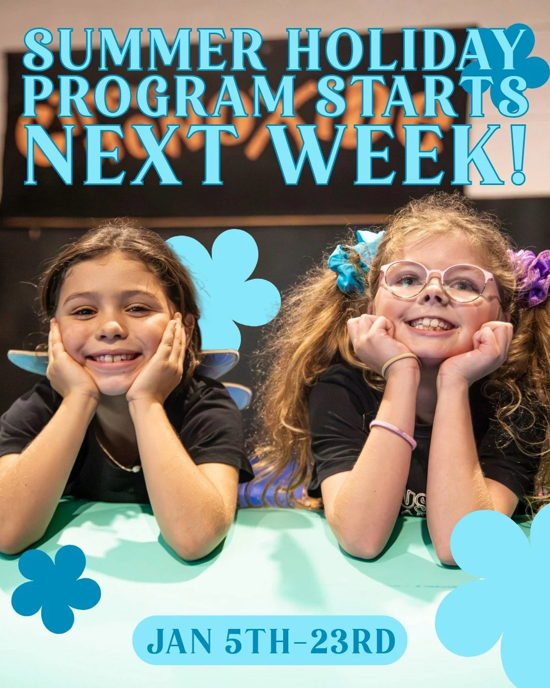 🎪 1 WEEK TO GO! 🎪
It&rsquo;s nearly time for our School Holiday Program at Circus Monoxide, and we&rsquo;re so excited to share the circus magic with you!

🗓 5&ndash;23 January, 9am&ndash;4pm
🤹&zwj;♀️ A full day of circus adventures that build sk