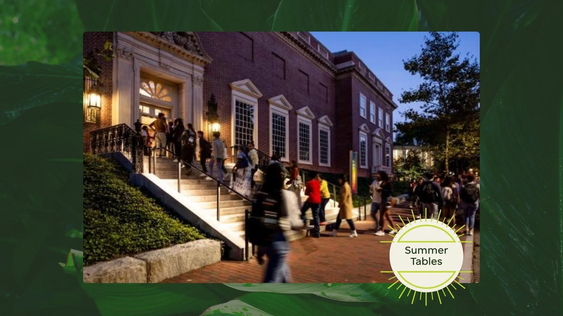 Harvard Art Museums at Night