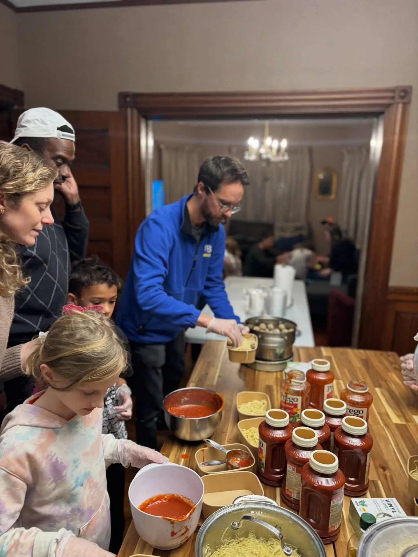 At the Garden, sharing love means meeting tangible needs and it takes everyone. This week, our Families Group prepared 50+ meals for the @dotcommunityfridge and stocked the pantry. We&rsquo;re growing kids who know what it means to love like Jesus.