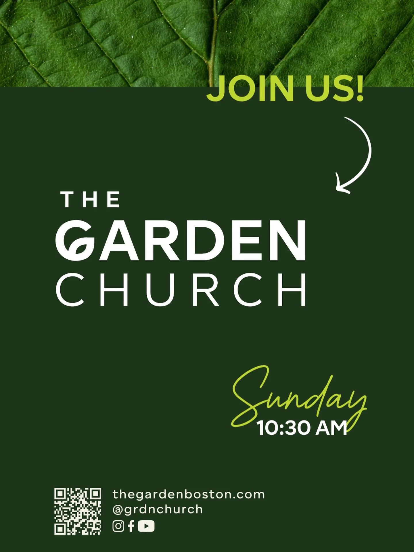 Grateful to be back together on Sunday. Grab a spot in the parking lot, grab some coffee or hot cocoa, and let&rsquo;s worship!