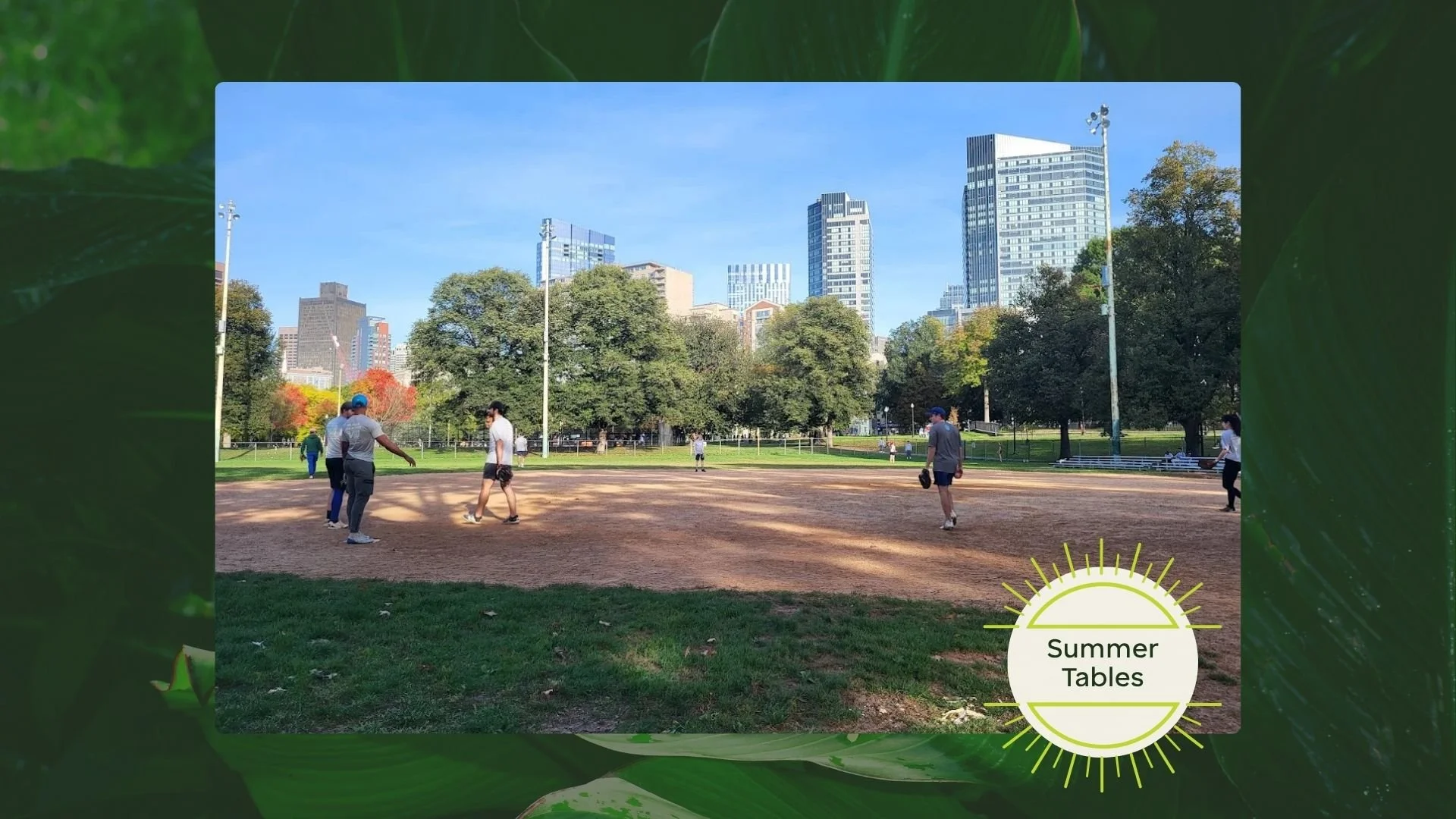 Wiffle Ball Game on the Common