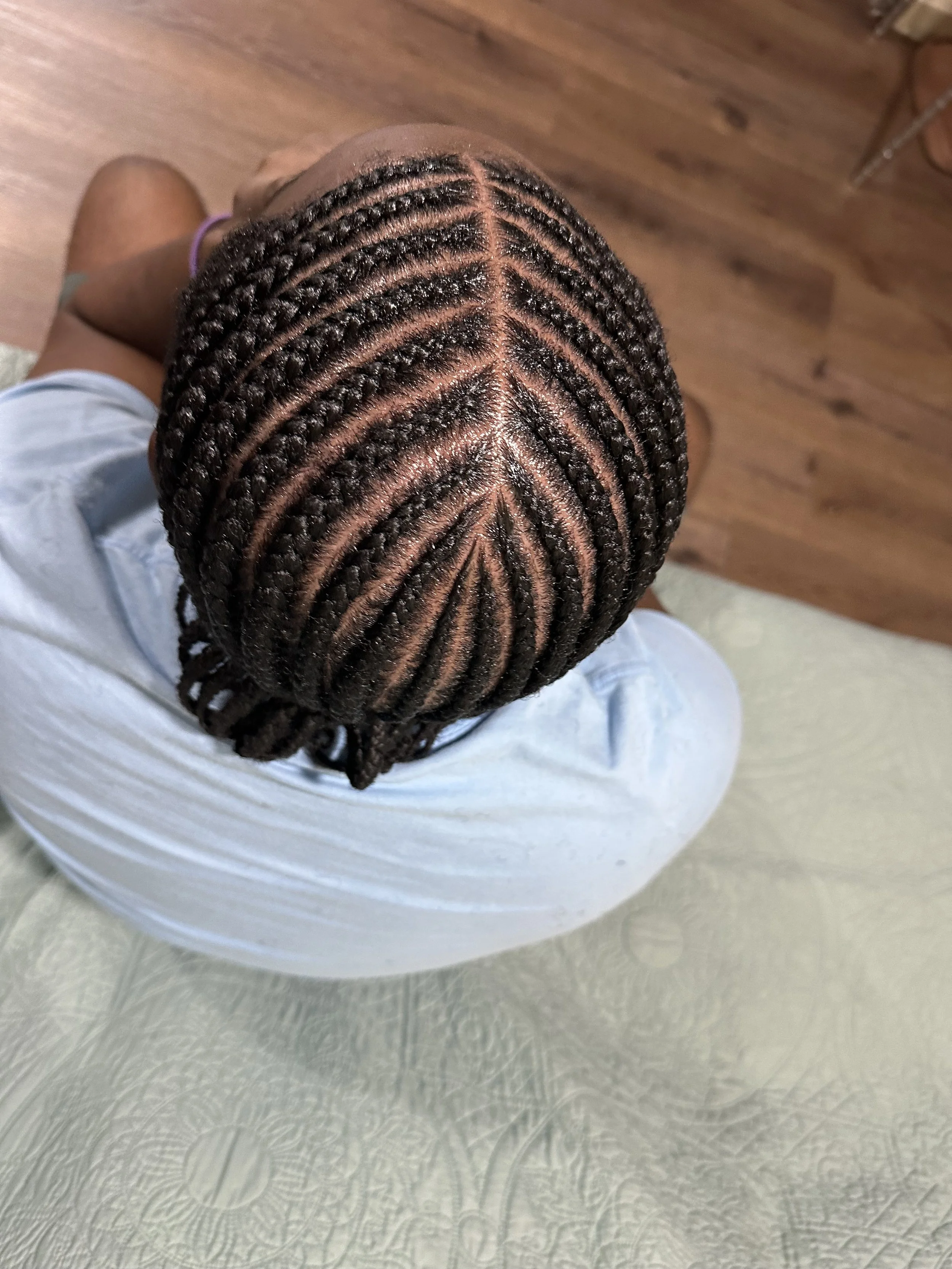 MEN'S NATURAL (CORNROWS) HAIR STYLES