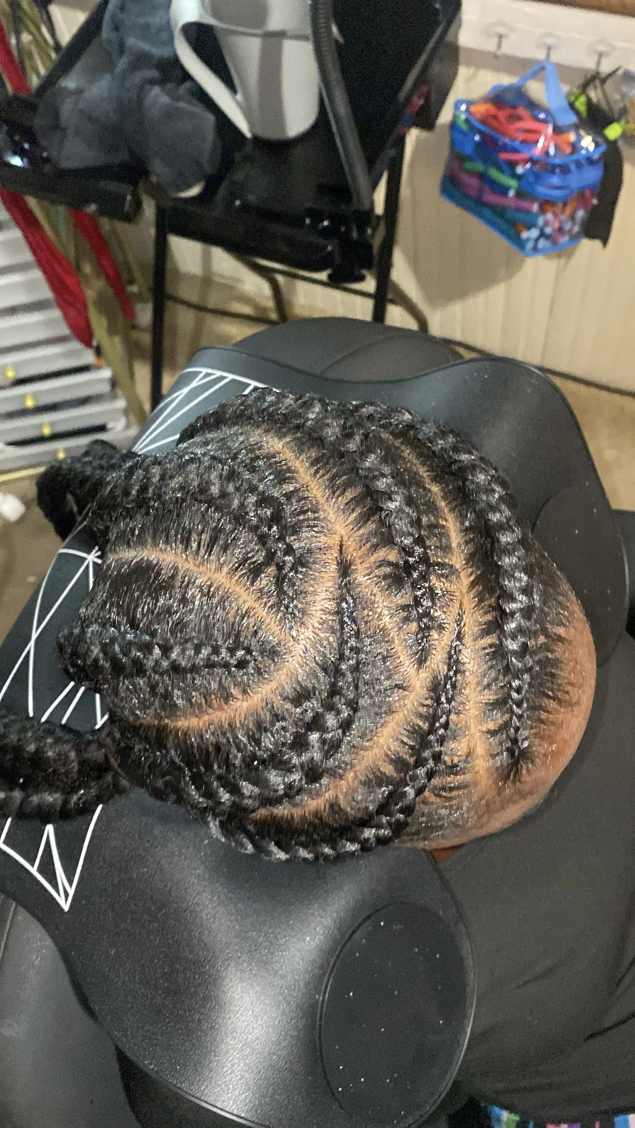 KIDS BRAIDS ADDED HAIR