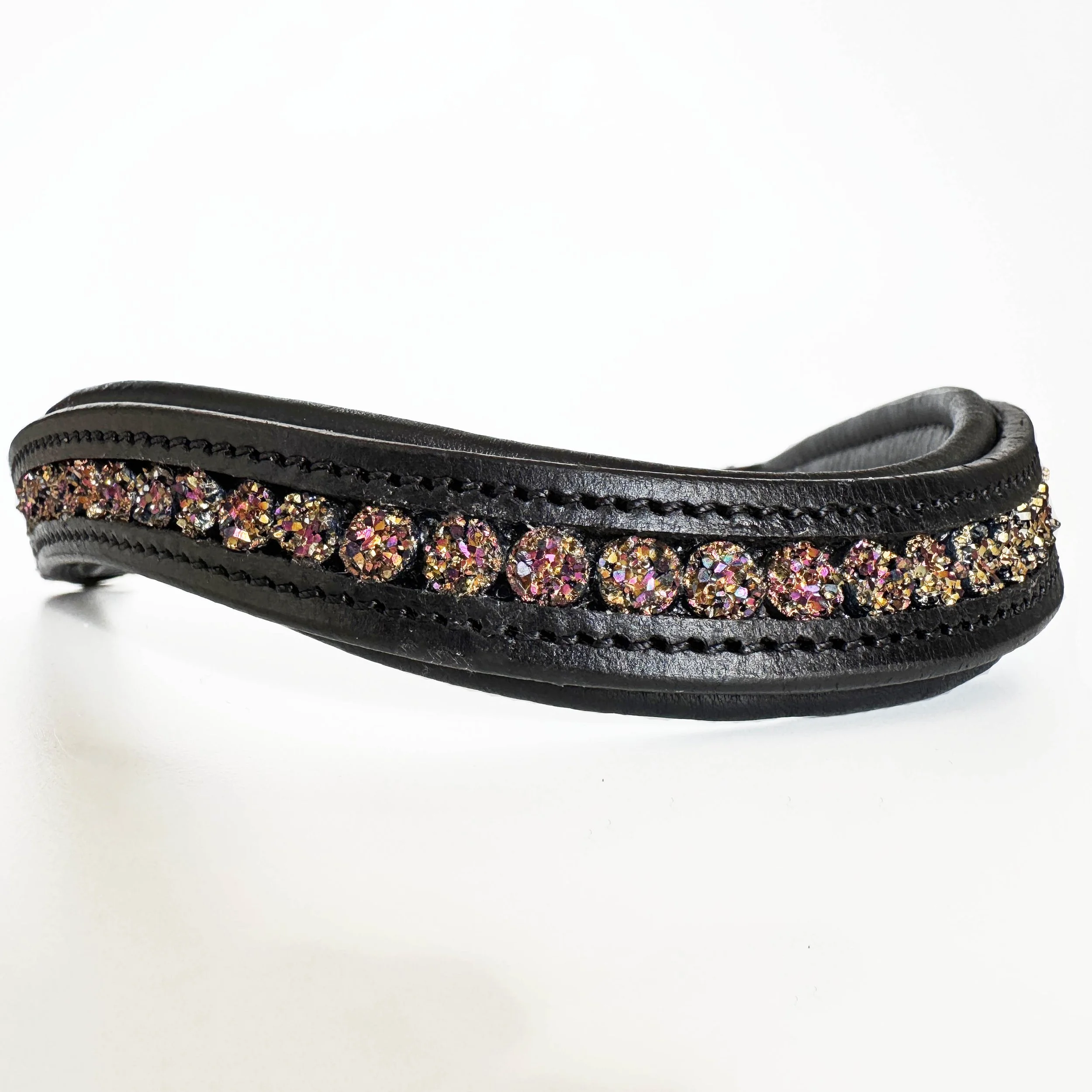 Gold Druzy Browband
