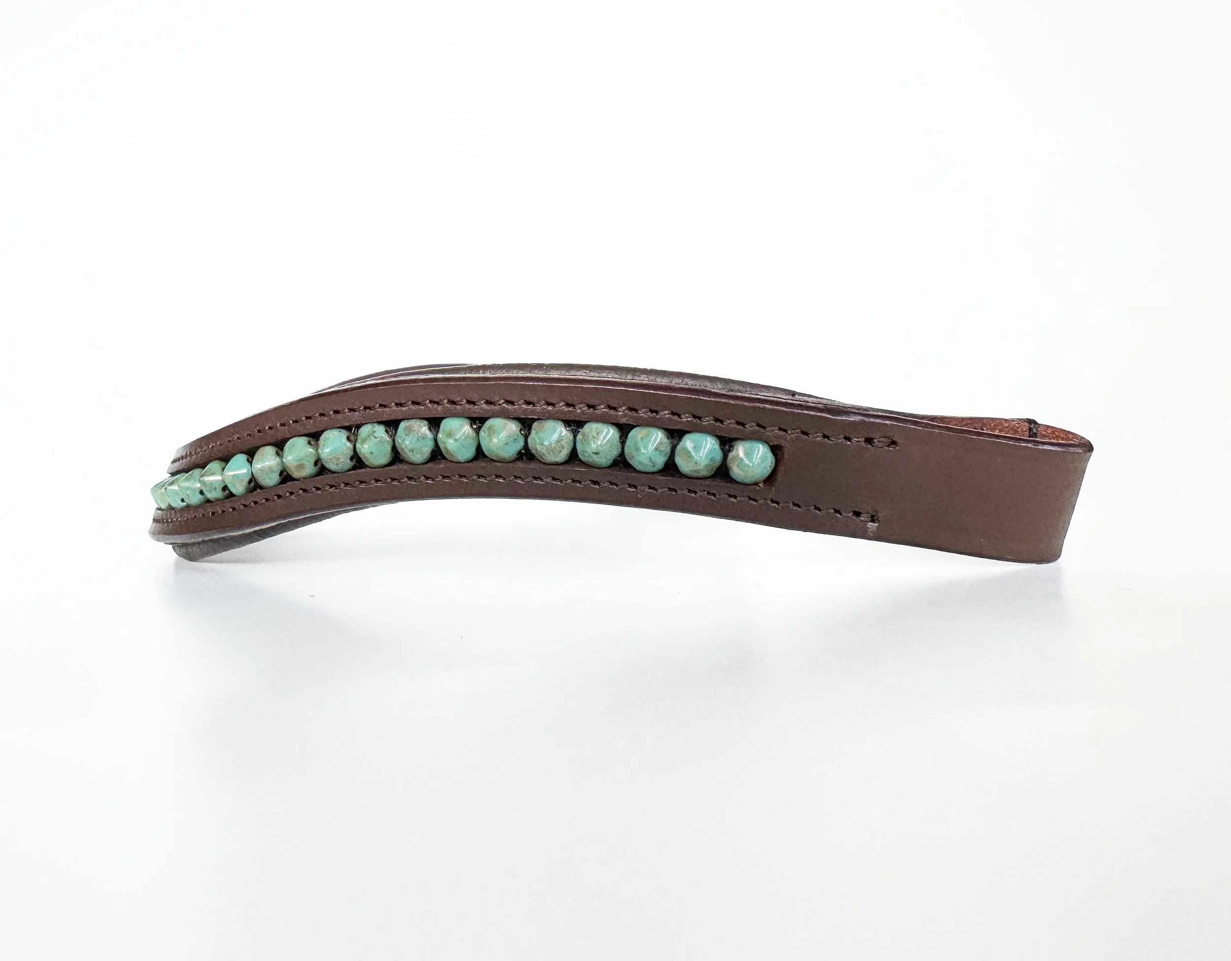 Green Spiked Browband